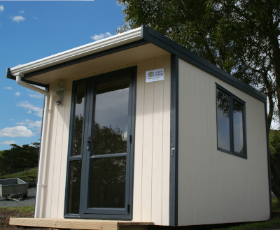 Cabin King being used as an office